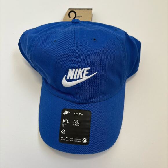 Nike Other - Nike Club Cap Size M/L (Adult Adjustable Royal Blue Dad Hat)